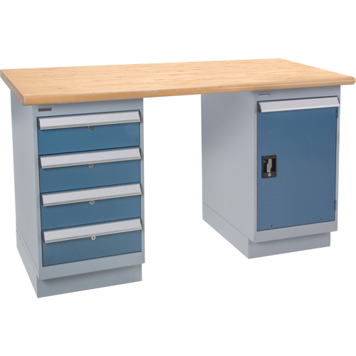 &eacute;tabli robuste, Porte & tiroirs, Cap 1500 lb, 72" la x 36" p, 34" h Pathway Supply LP