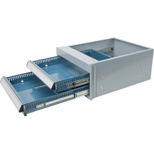 &eacute;tabli &agrave; deux tiroirs, Acier, 18" la x 21" p x 9" h Pathway Supply LP