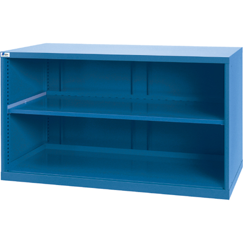 Shelf Cabinets, Steel, 33-1/2" H x 56-1/2" W x 28-1/2" D, Bright blue Pathway Supply LP