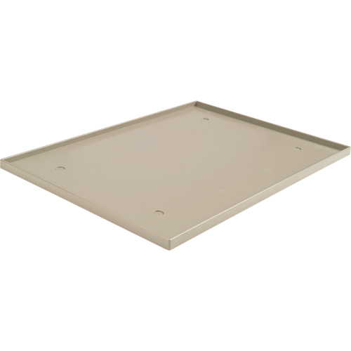 Fond de casier, Convient aux casiers 12" x 18", Beige, Plastique Pathway Supply LP