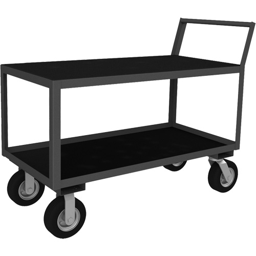 Chariot &agrave; instruments &agrave; profil bas, 2 niveaux, 24-1/4" la x 39" p x 40-15/16" h, 1200 lb Cap Pathway Supply LP