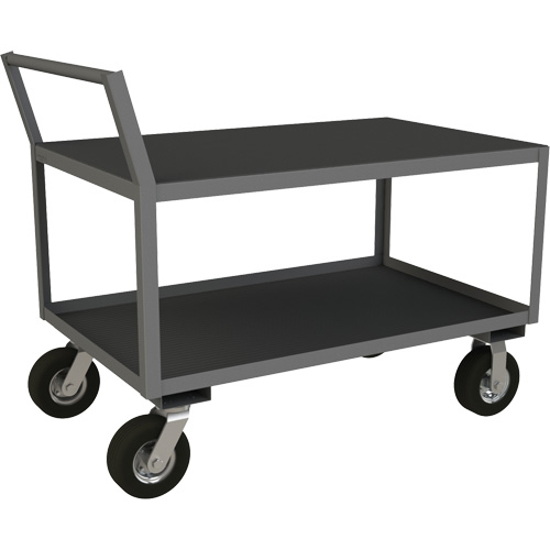 Chariot &agrave; instruments &agrave; profil bas, 2 niveaux, 24-1/4" la x 51" p x 40-15/16" h, 1200 lb Cap Pathway Supply LP