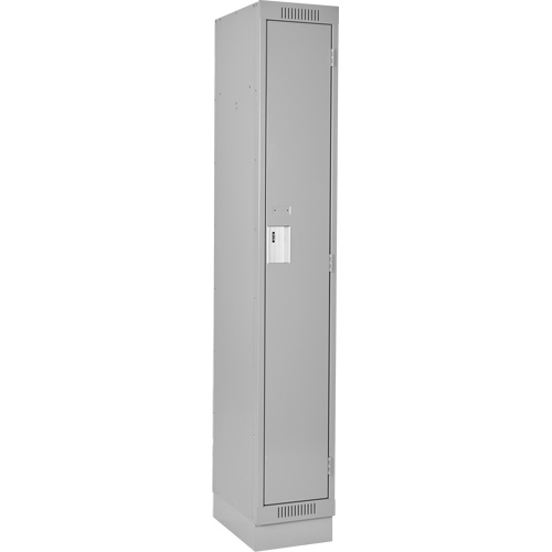 Clean Line Lockers, 12" x 18" x 76", Steel, Grey, Rivet (Assembled) Pathway Supply LP