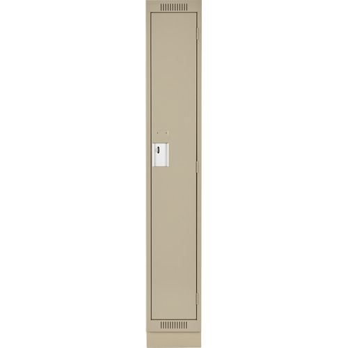 Clean Line Lockers, 12" x 18" x 76", Steel, Beige, Rivet (Assembled) Pathway Supply LP