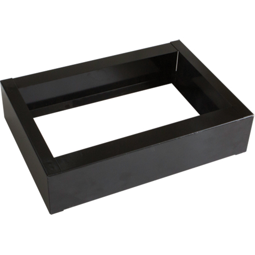Base encastr&eacute;e pour casiers robustes enti&egrave;rement soud&eacute;e Concorde, 1 Blocs, 4" lo x 12" la x 17" p, Noir, Acier Pathway Supply LP