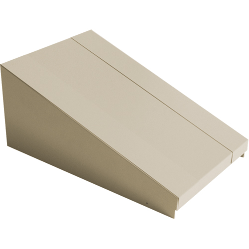 All-Welded Concorde - Heavy-Duty Lockers Sloping Top, 1 Bank, 18" D x 12" W x 6" H, Beige, Steel Pathway Supply LP