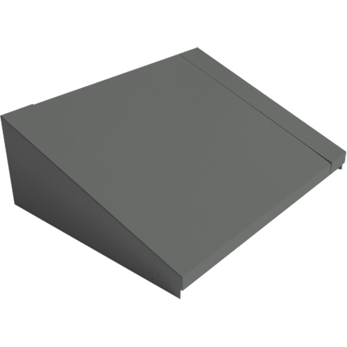 Dessus inclin&eacute; pour casiers robustes enti&egrave;rement soud&eacute; Concorde, Bloc de 2, 18" p x 24" la x 6" ha, Acier Pathway Supply LP