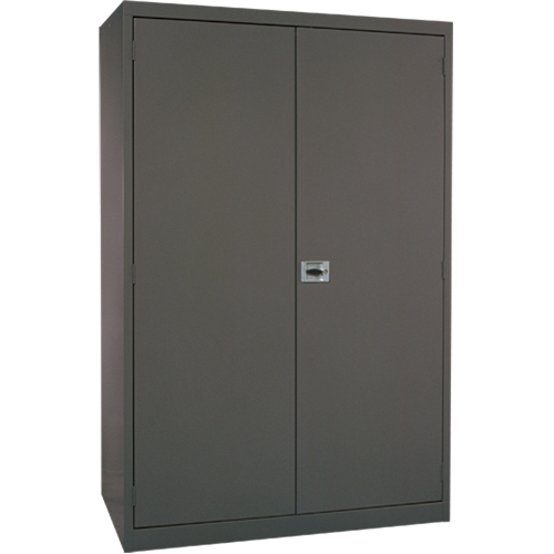 Deep Hi-Boy Storage Cabinet, Steel, 4 Shelves, 72" H x 36" W x 24" D, Charcoal Pathway Supply LP