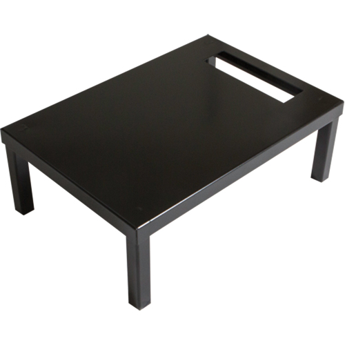 Base autoportante pour casiers robustes enti&egrave;rement soud&eacute;e Concorde, 1 Blocs, 6" lo x 12" la x 18" p, Noir, Acier Pathway Supply LP