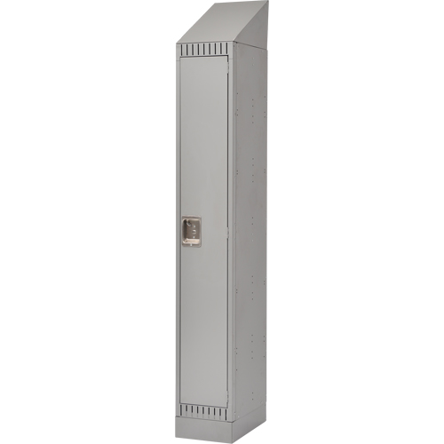 Assembled Lockers, 12" x 18" x 72", Steel, Grey, Rivet (Assembled) Pathway Supply LP