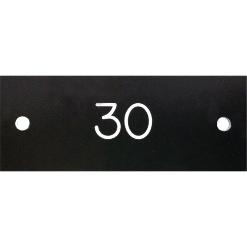 Plaques num&eacute;rot&eacute;es pour casiers Pathway Supply LP