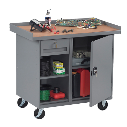 Mobile Workbench Cabinet, Laminate Surface Pathway Supply LP
