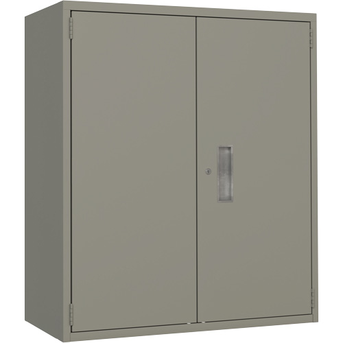 Armoire de rangement Lo-Boy, Acier, 2 Tablettes, 40" h x 36" la x 18" P, Gris Pathway Supply LP