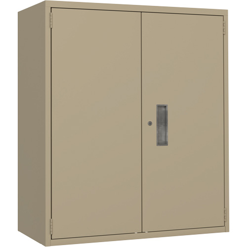 Lo-Boy Storage Cabinet, Steel, 2 Shelves, 40" H x 36" W x 18" D, Beige Pathway Supply LP