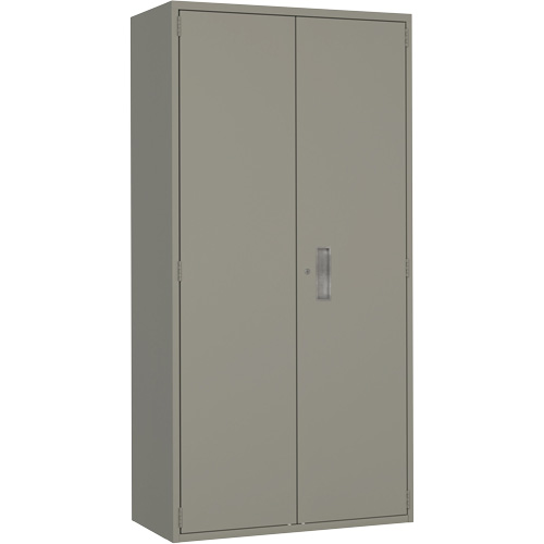Hi-Boy Storage Cabinet, Steel, 4 Shelves, 72" H x 36" W x 18" D, Grey Pathway Supply LP