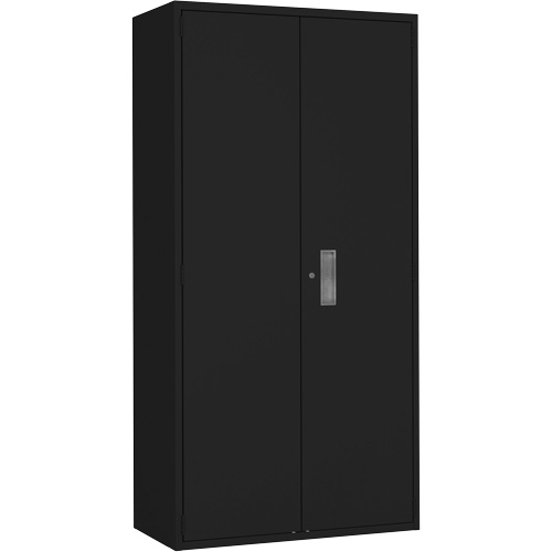 Armoire de rangements combin&eacute;s, Acier, 6 Tablettes, 72" h x 36" la x 18" P, Noir Pathway Supply LP