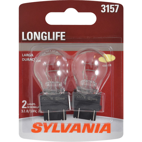 3157 Long Life Mini Automotive Bulb, Incandescent, 26.9 W/8.3 W, Off White Pathway Supply LP