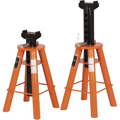 873A Low-Profile Truck Stand Set, 10 Tons Capacity, 20-1/2" - 30" H Pathway Supply LP