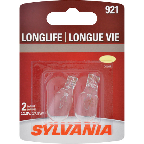 921 Mini-ampoule automobile &agrave; longue dur&eacute;e de vie, Incandescente, 17,9 W, Blanc cass&eacute; Pathway Supply LP