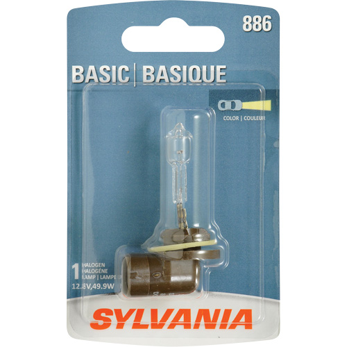 886 Basic Fog Light Bulb, Halogen, 50 W, Off White Pathway Supply LP