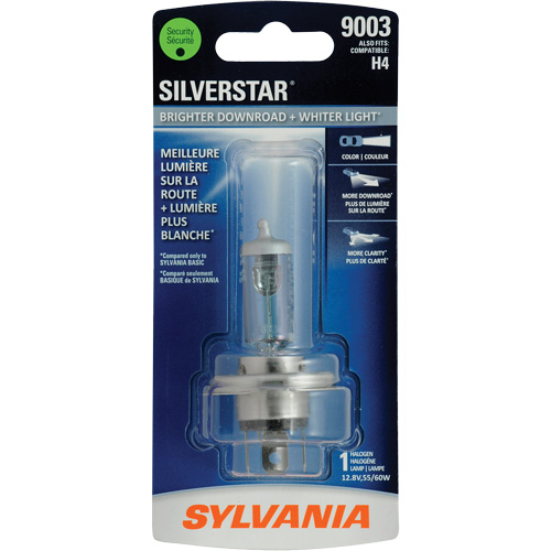 9003 SilverStar&reg; Ultra Headlight Bulb, Halogen, 60 W, White Pathway Supply LP