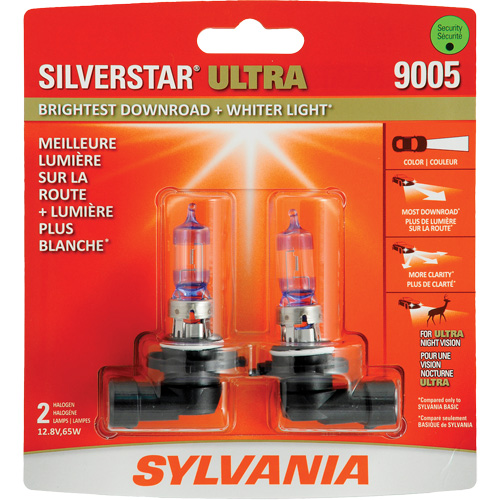 9005 SilverStar&reg; Ultra Headlight Bulb, Halogen, 65 W, White Pathway Supply LP