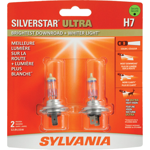 H7 SilverStar&reg; Ultra Headlight Bulb, Halogen, 56 W, Off White Pathway Supply LP