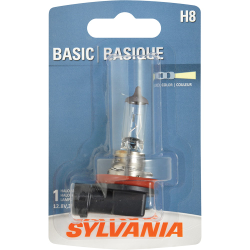 H8 Basic Headlight Bulb, Halogen, 35 W, Off White Pathway Supply LP