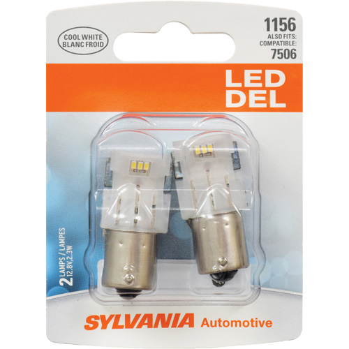1156 Mini Automotive Bulb, LED, 12.8 W/2.3 W, White Pathway Supply LP