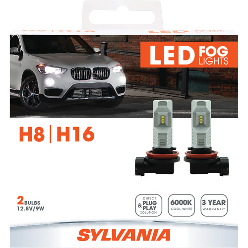 H8 Headlight Bulb, LED, 12.8 W/9 W, White Pathway Supply LP