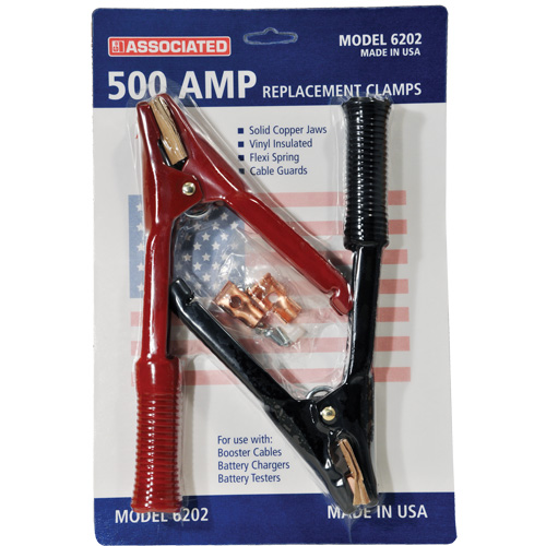 Pinces robustes de calibre professionel pour c&acirc;bles de d&eacute;marrage 500 A Pathway Supply LP