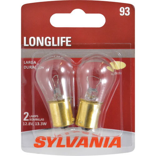 Mini ampoule automobile longue dur&eacute;e mod&egrave;le 93, Incandescente, 13,3 W Pathway Supply LP