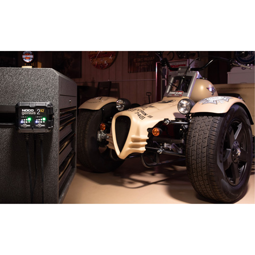 Chargeur de batterie 2 sorties de 4 A Genius 2X2 Pathway Supply LP
