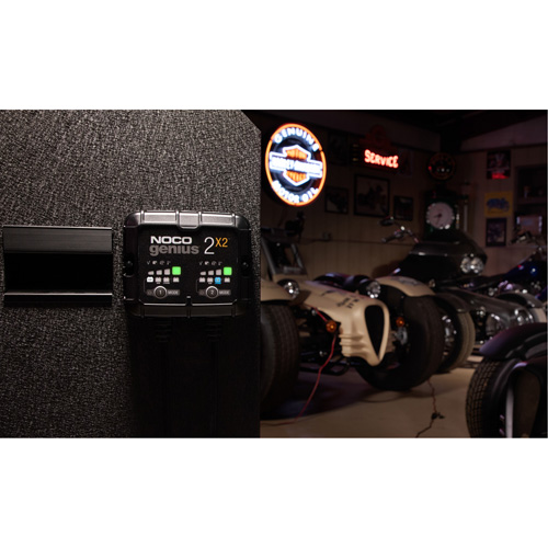 Chargeur de batterie 2 sorties de 4 A Genius 2X2 Pathway Supply LP