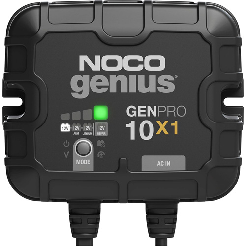 Genius&reg; GenPro10X1 1-Bank, 10-Amp On-Board Battery Charger Pathway Supply LP