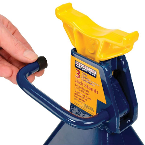 Jack Stand, Locking Handle/Ratchet, 3 tons Capacity, 19" H Pathway Supply LP