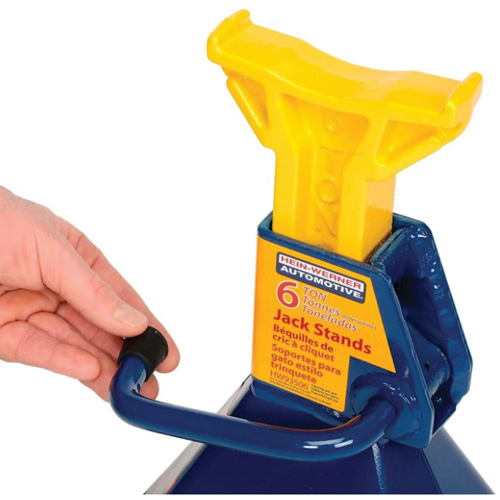 Jack Stand, Locking Handle/Ratchet, 6 tons Capacity, 25-1/4" H Pathway Supply LP