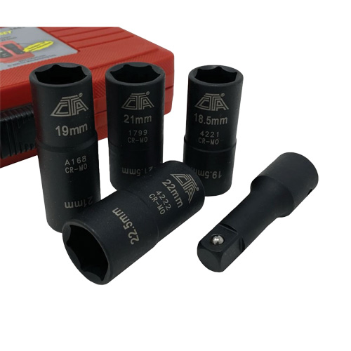 Flip Socket Kit, 5 Pieces, 1/2" Drive Size Pathway Supply LP