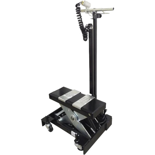 Low Profile Floor Service Jack, 12 Ton(s) Capacity, 7-1/2" Lowered, 15" Raised, Air Hydraulic Pathway Supply LP