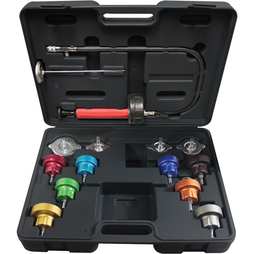 14-Piece Universal Cooling System Pressure Test Kit Pathway Supply LP