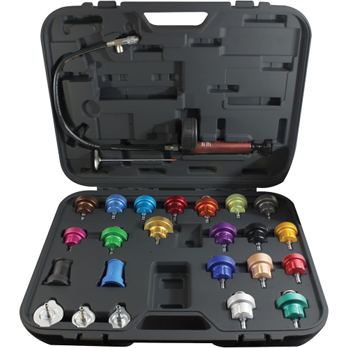 25-Piece Master Cooling System Pressure Test Kit Pathway Supply LP