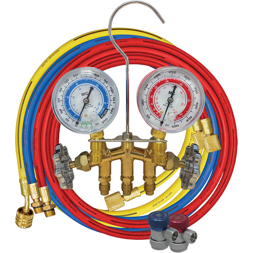 R134A 2-Way Brass Manifold Gauge Set Pathway Supply LP