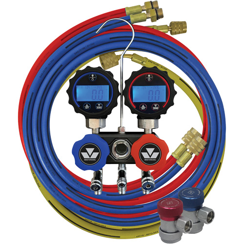 Jeu de manom&egrave;tres manifold compact Mini-Fold – S&eacute;rie noire Pathway Supply LP