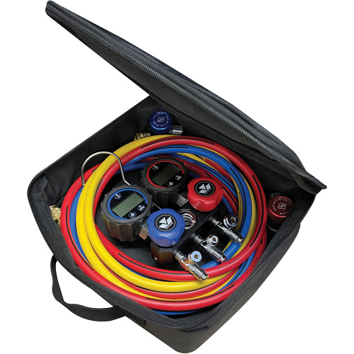 Jeu de manom&egrave;tres manifold compact Mini-Fold – S&eacute;rie noire Pathway Supply LP