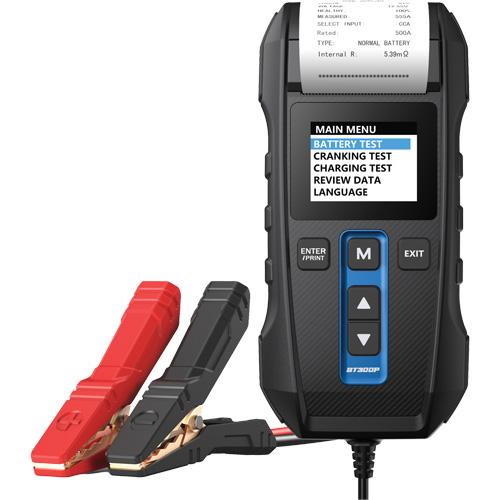 BT300P Battery, Charging & Cranking System Tester with Printer Pathway Supply LP
