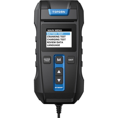 BT300P Battery, Charging & Cranking System Tester with Printer Pathway Supply LP