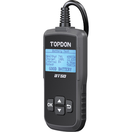 Testeur de batterie, de charge et de d&eacute;marrage BT50 avec imprimante Pathway Supply LP