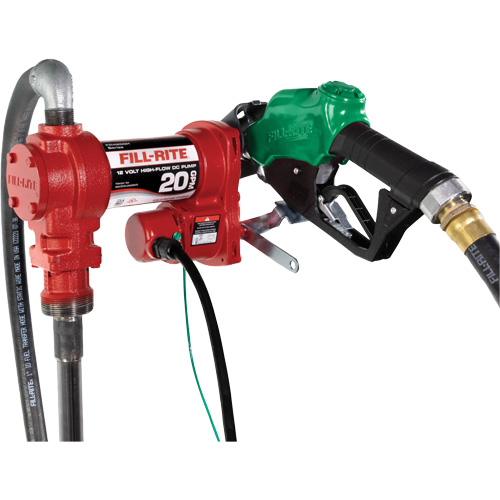 12V Fuel Transfer Pump with Nozzle Pathway Supply LP