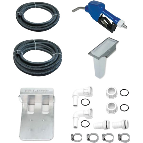 Pompe de transfert de fluide d'&eacute;chappement diesel (DEF) 115 V CA avec support pour cuve GRV et pistolet Pathway Supply LP