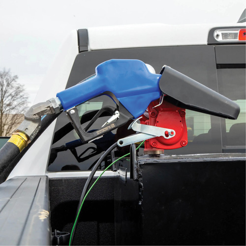 Blue Cold Weather Automatic Diesel Spout Nozzle Pathway Supply LP